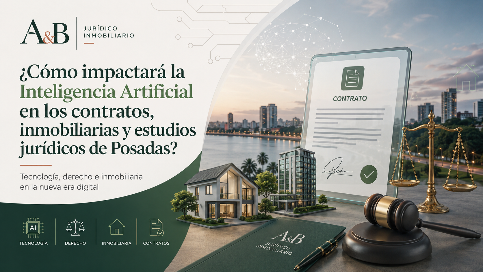 Inteligencia Artificial aplicada a contratos, inmobiliarias y estudios jurídicos en Posadas.
