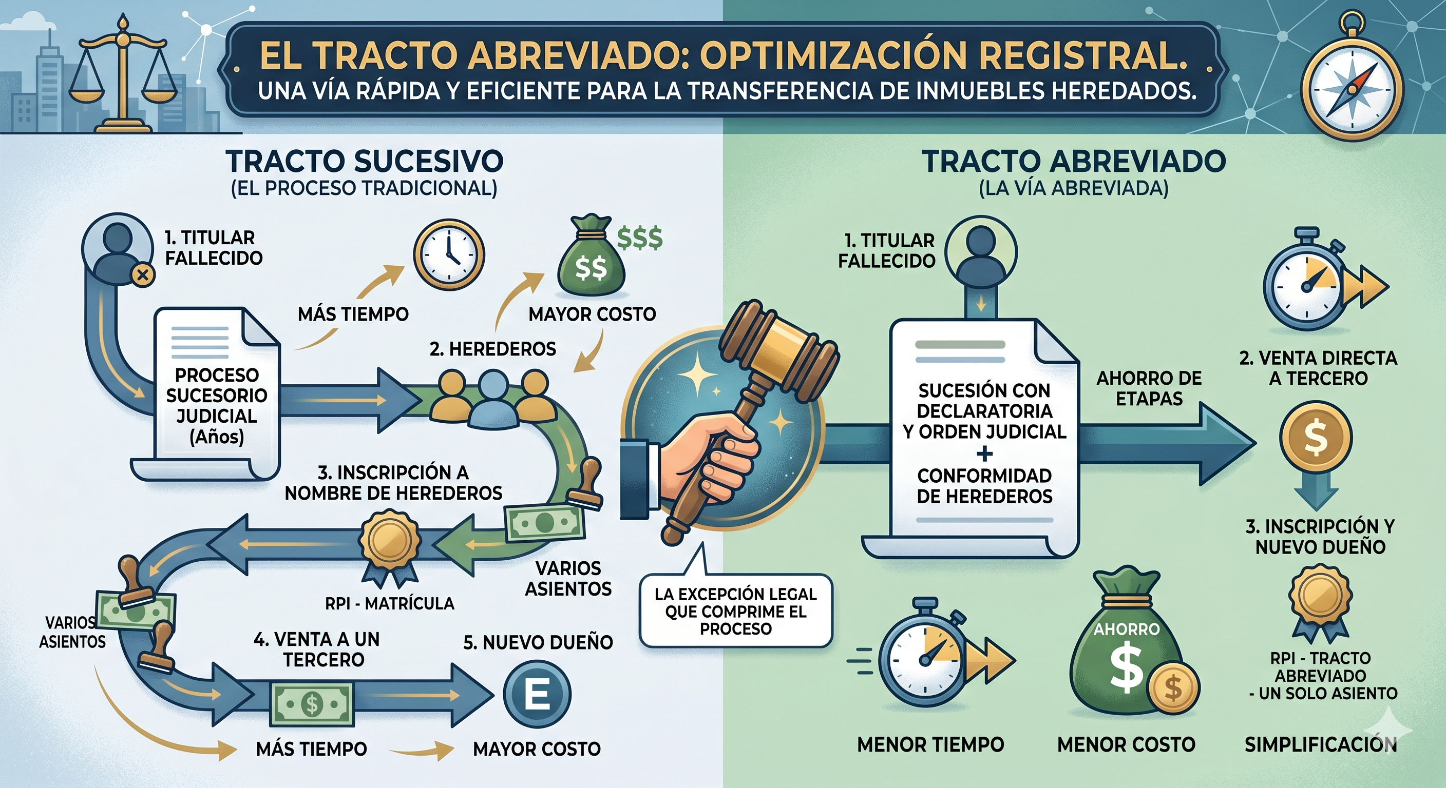 Tracto abreviado y sucesi&oacute;n inmobiliaria en Posadas, Misiones